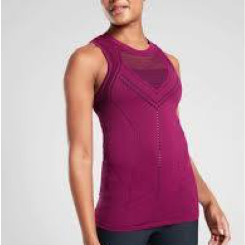 Athleta Oxygen Mesh Athletic Tank Size Small - Picture 4 of 4